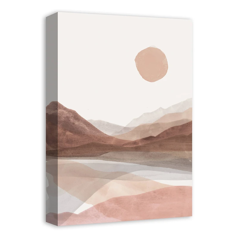 Boho Abstract Landscape 12" x 18" Canvas Wall Art