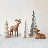 Hello Honey® 14.25" Cream Reactive Glaze Decorative Stoneware Tree