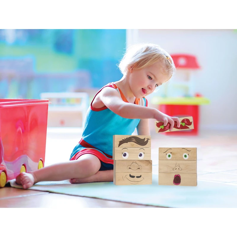 The Freckled Frog How Am I Feeling Blocks, 8ct.