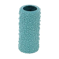 Blue Stoneware Modern Vase Set