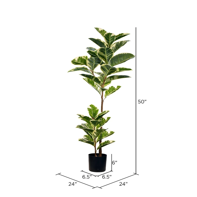 4ft. Potted Artificial Dumb Cane Tree