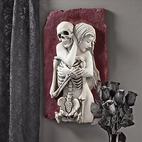 Design Toscano 22" Flesh & Bone Skeleton Wall Sculpture