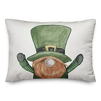 Up Close Leprechaun Pillow 14" x 20" Throw Pillow