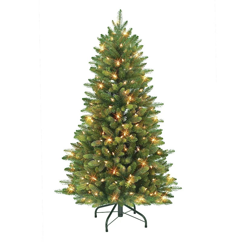 4.5ft. Pre-Lit Westford Spruce Artificial Christmas Tree, Clear Lights