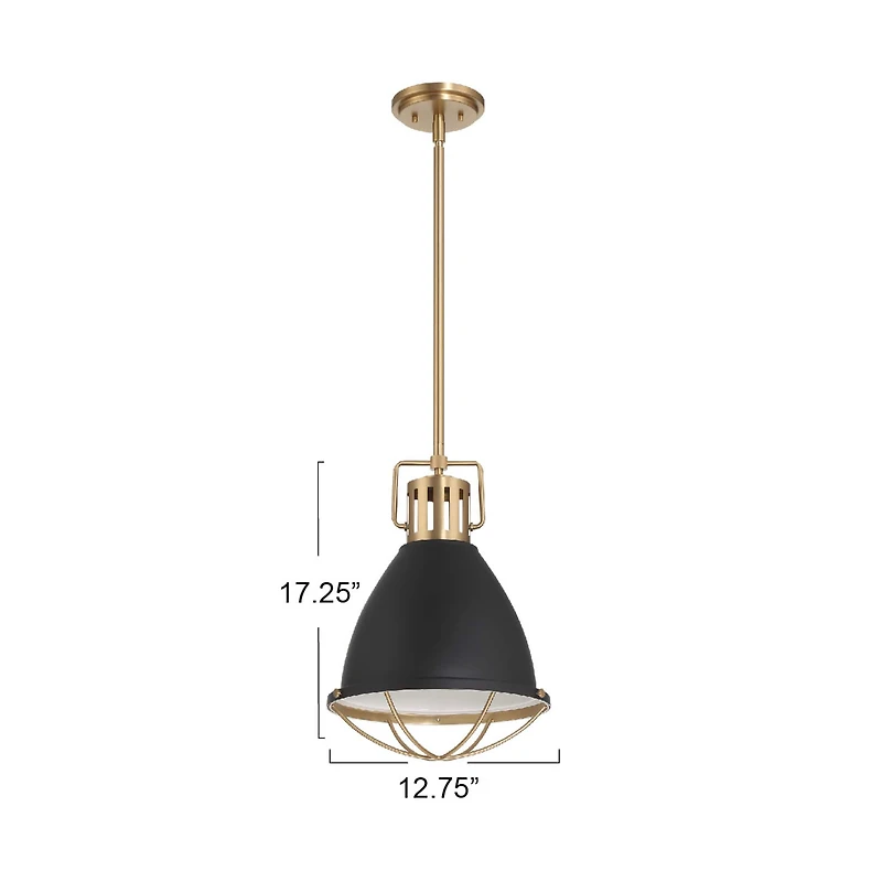 Hello Honey® Kent Industrial Oversized Caged Metal Ceiling Light
