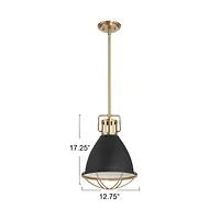 Hello Honey® Kent Industrial Oversized Caged Metal Ceiling Light