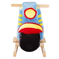 Toy Time Plush Ride-On Rocking Motorcycle