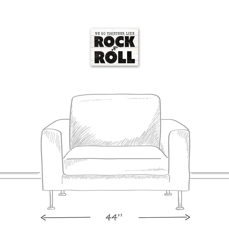 We Go Together 14" x 11" Canvas Wall Art