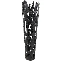 31" Contemporary Aluminum Melting Drip Vase