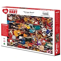 Hart Puzzles Garage Band by Chuck Haney 1,000 Piece Jigsaw Puzzle