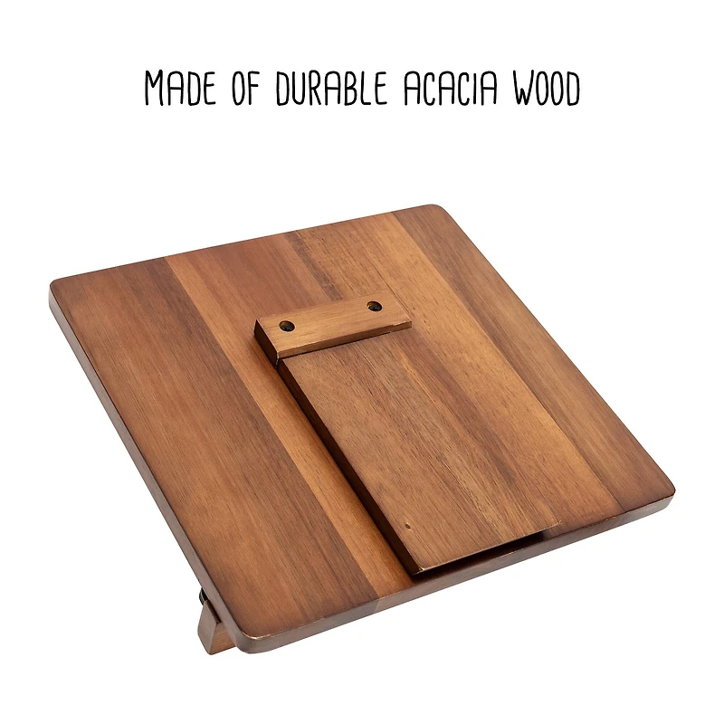 Honey Can Do Acacia Cookbook Stand