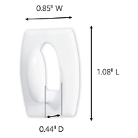 12 Packs: 18 ct. (216 total) Command™ White Mini Hooks