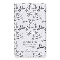 Count the Meows 16" x 25" Tea Towel - Set of 2
