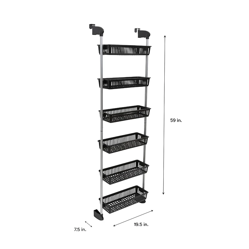 Organize It All Over the Door 6 Tier Basket Organizer