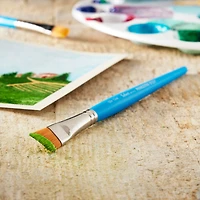 Princeton™ Select™ Artiste Series 3750 Short Handle Angle Shader Brush