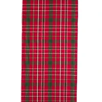DII® 108" Tartan Holly Plaid Table Runner