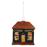 4" Book Shop Glass Ornament by Ashland®
