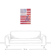 Stars & Stripes Canvas Wall Art