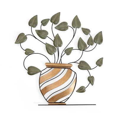 Habitat Decor 30" Betel Botanical Metal Wall Art