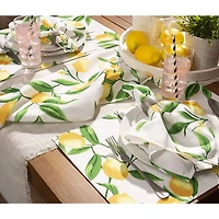 DII® Lemon Bliss Print Outdoor Placemat Set, 6ct.