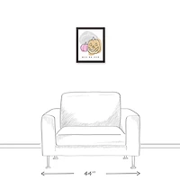 Boo to You Black Framed Canvas Wall Art