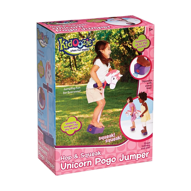 Hop & Squeak Unicorn Pogo Jumper