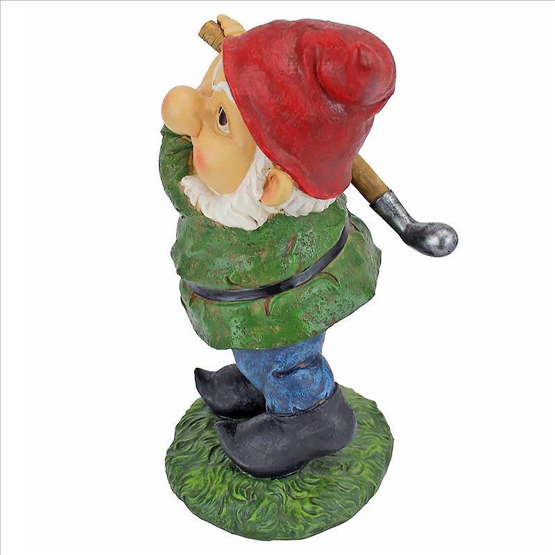 Design Toscano 12" Bogey Burt Garden Gnome Statue