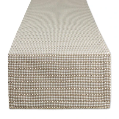 DII® 72" Stone Farmhouse Gingham Table Runner