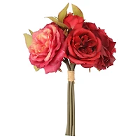 10" Fuchsia & Pink Rose & Ranunculus Bouquet by Ashland®