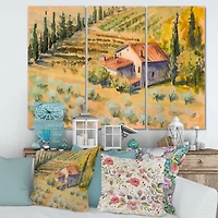 Designart - Little Farm In Countryside