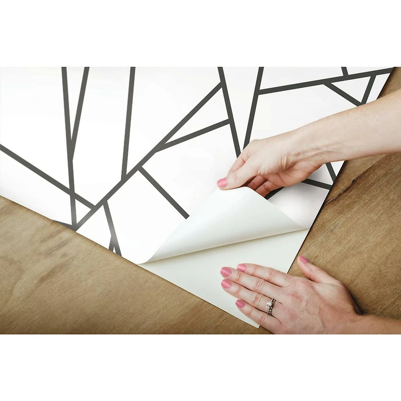 RoomMates Fracture Peel & Stick Wallpaper