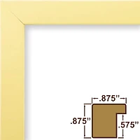 Craig Frames Confetti Custard Yellow Picture Frame