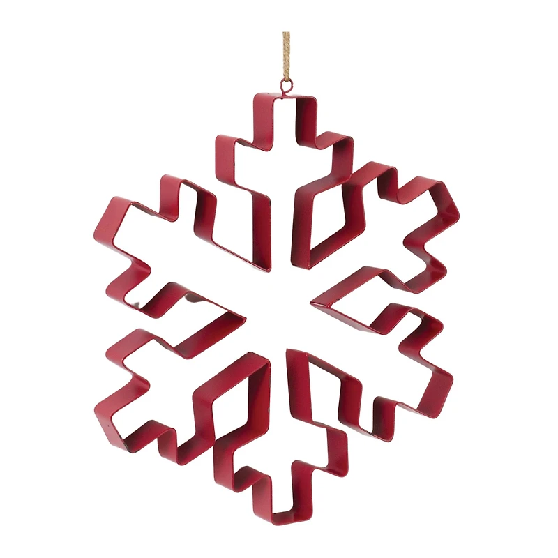 10.5" Snowflake Cookie Cutter Ornament Set