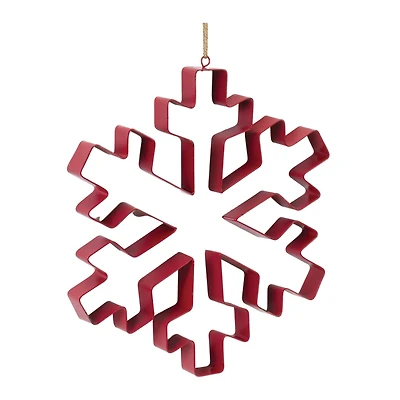 10.5" Snowflake Cookie Cutter Ornament Set