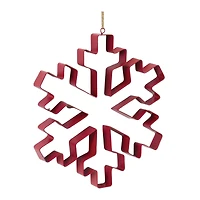 10.5" Snowflake Cookie Cutter Ornament Set