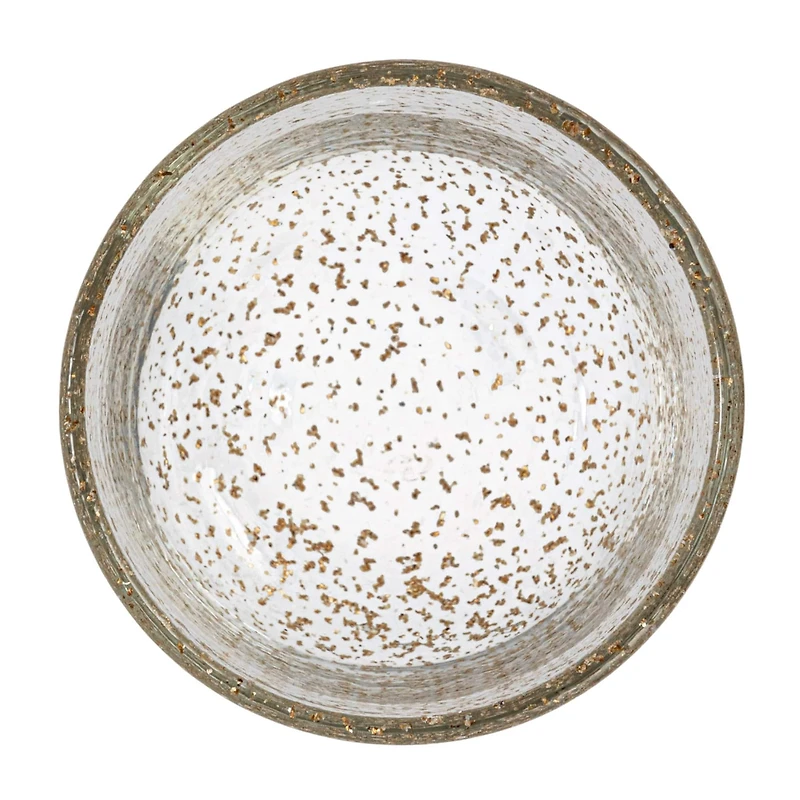 Hello Honey® 8oz. Gold Flecked Clear Drinking Glass