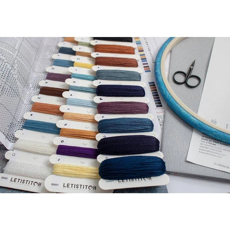 LetiStitch Dream Catcher Wolf Counted Cross Stitch Kit