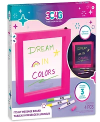 Make It Real 3C4G® It's Lit Message Board Light Up Dry Erase Board
