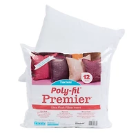 Poly-fil® Premier™ 12ct. Ultra Plush Pillow Inserts, 12" x 12"