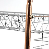 Better Chef 22" Chrome-Plated & Copper 2-Tier Dish Rack