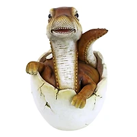 Design Toscano 7" Baby Raptor Dino Egg Statue