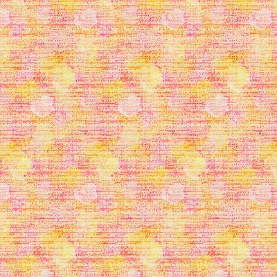 Fabric Editions Orange Abstract Cotton Fabric