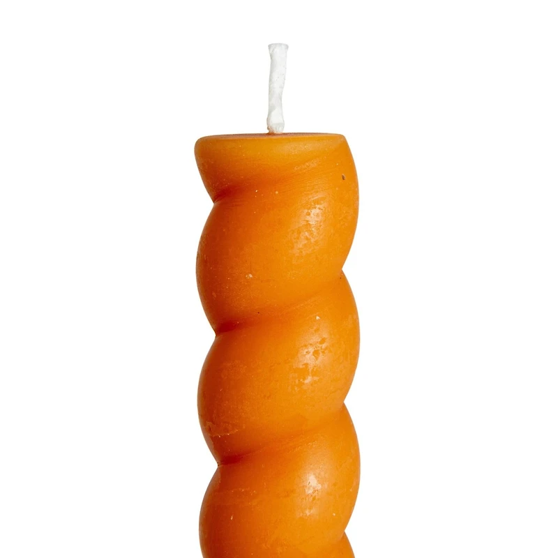 Hello Honey® 10" Camel Brown Unscented Twisted Taper Candles, 2ct.