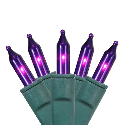 50ct. Purple Perm-O-Snap Mini String Lights