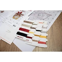 Luca-S The Owl with Glasses Counted Cross Stitch Kit