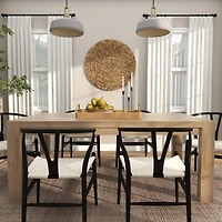 The Novogratz Brown Overlapping Reclaimed Wood Wall Décor