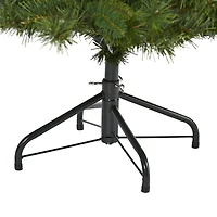 6ft. Pre-Lit Wyoming Mixed Pine Artificial Christmas Tree, Clear LED Lights