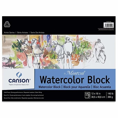 Canson® Montval® Artist Series Watercolor Block