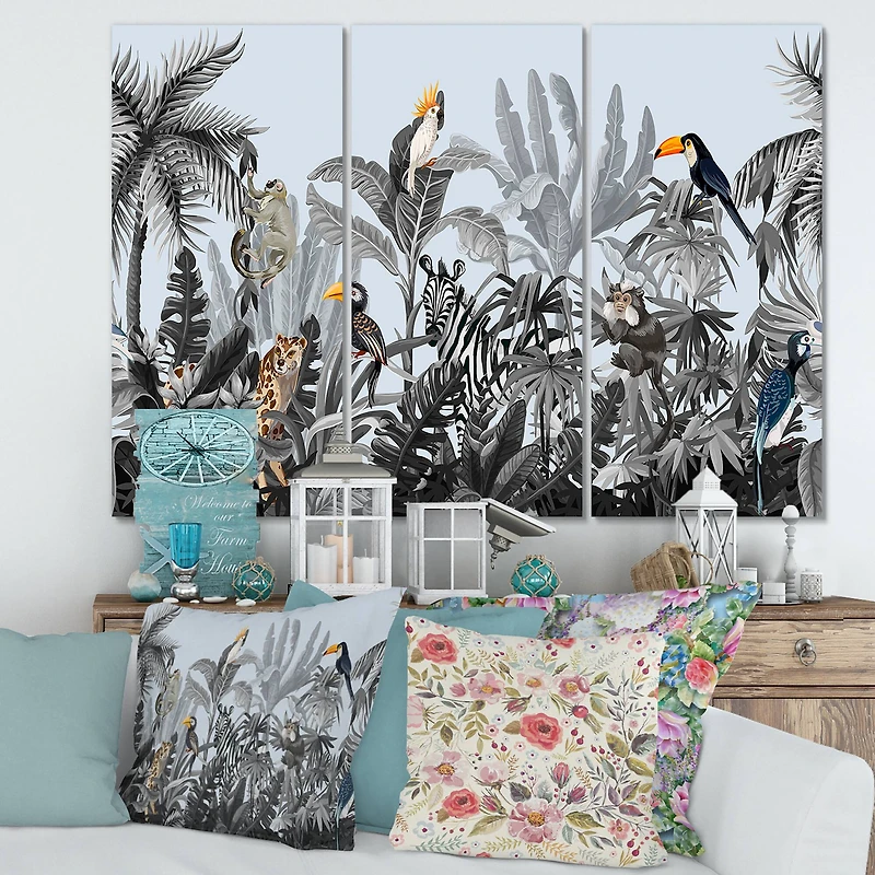 Designart - Chinoiserie With Birds and Peonies VIII