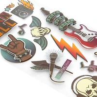 Rock and Roll Dimensional Stickers by Recollections™